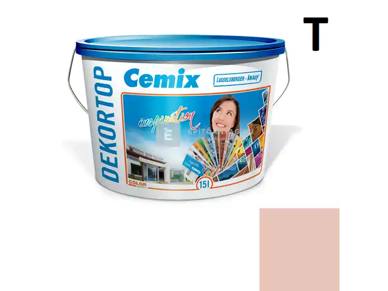 Vásárlói kedvenc Cemix 2802 DekorTOP diszperziós homlokzatfesték 5141 rusty 15 l