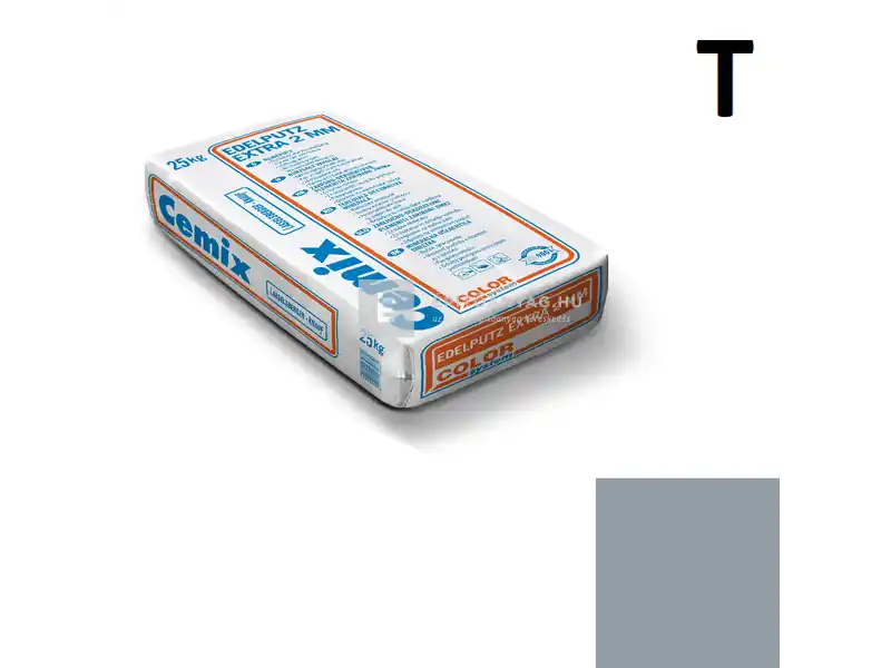 Árcsökkenés Cemix 2772 Edelputz Extra nemesvakolat, dörzsölt 2 mm 4765 blue 25 kg