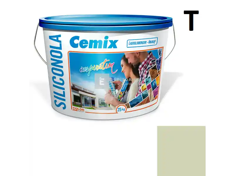 Árengedmény Cemix 2733 SiliconOLA szilikon vékonyvakolat, kapart 1,5 mm 4513 green 25 kg