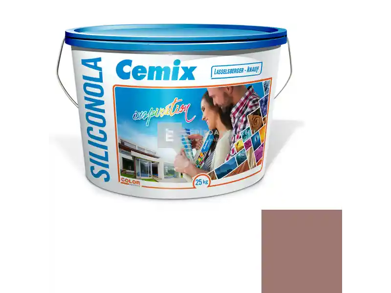 Cemix 2733 SiliconOLA szilikon vékonyvakolat, kapart 1,5 mm 5159 rusty 25 kg Gyors kiszállítás