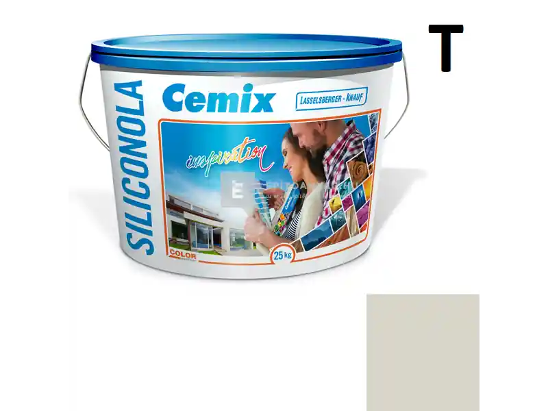 Kedvezményes ár Cemix 2733 SiliconOLA szilikon vékonyvakolat, kapart 1,5 mm 5331 rock 25 kg