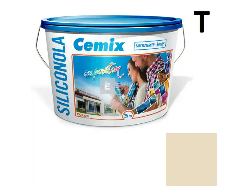 Korlátozott ajánlat Cemix 2733 SiliconOLA szilikon vékonyvakolat, kapart 2 mm 4341 orange 25 kg