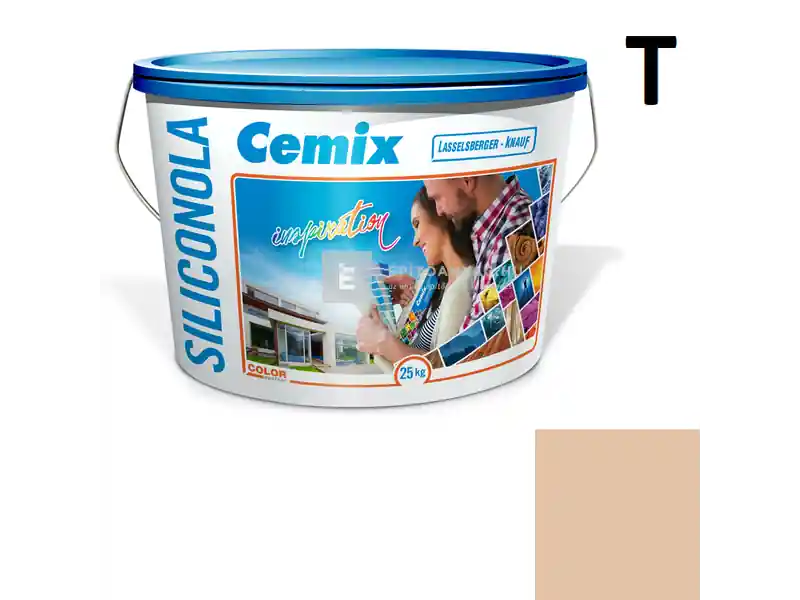Cemix 2733 SiliconOLA szilikon vékonyvakolat, kapart 2 mm 4961 brown 25 kg Kihagyhatatlan ajánlat