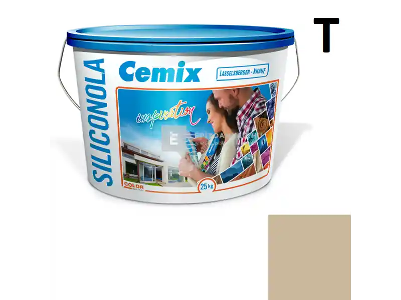 Cemix 2733 SiliconOLA szilikon vékonyvakolat, kapart 2 mm 4949 brown 25 kg Bestseller