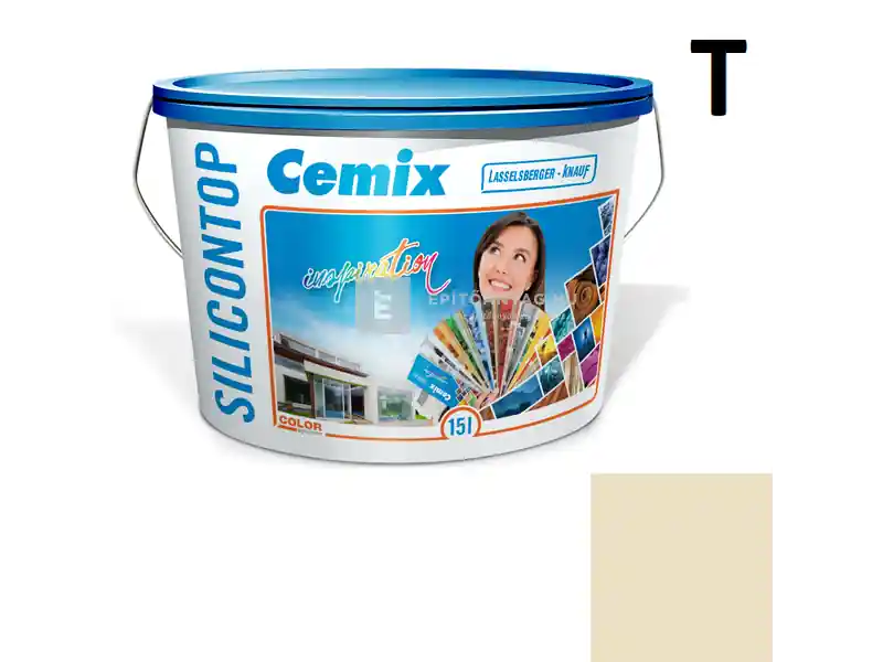Vedd meg online Cemix 2733 SiliconOLA szilikon vékonyvakolat, dörzsölt 2 mm 4311 orange 25 kg