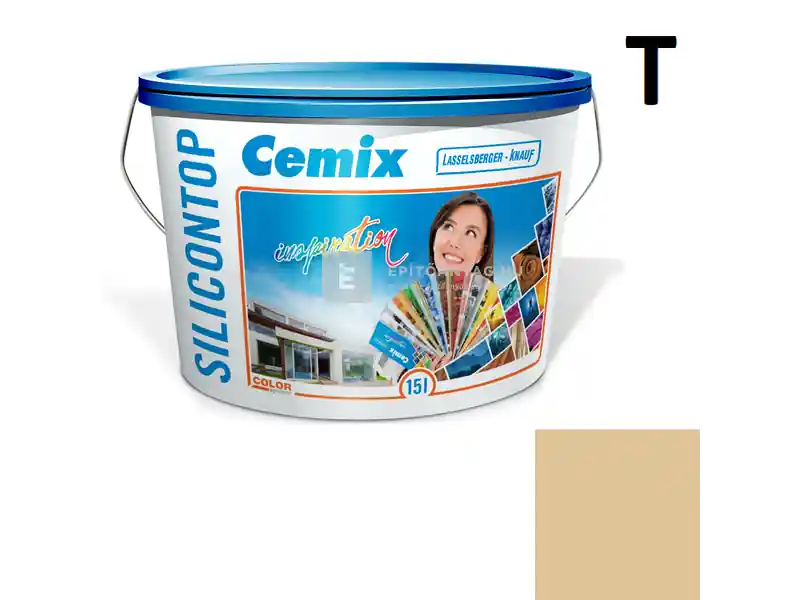 Cemix 2733 SiliconOLA szilikon vékonyvakolat, dörzsölt 2 mm 4347 orange 25 kg Vedd meg most