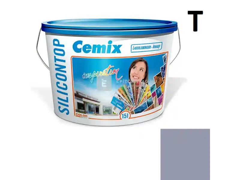 Rendeld meg most Cemix 2733 SiliconOLA szilikon vékonyvakolat, dörzsölt 2 mm 4759 blue 25 kg