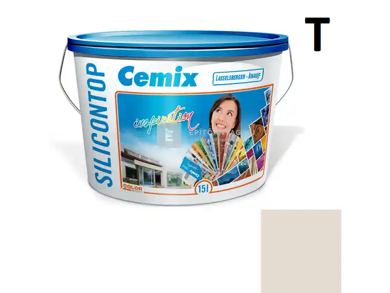 Akciós ár Cemix 2733 SiliconOLA szilikon vékonyvakolat, dörzsölt 2 mm 4911 brown 25 kg