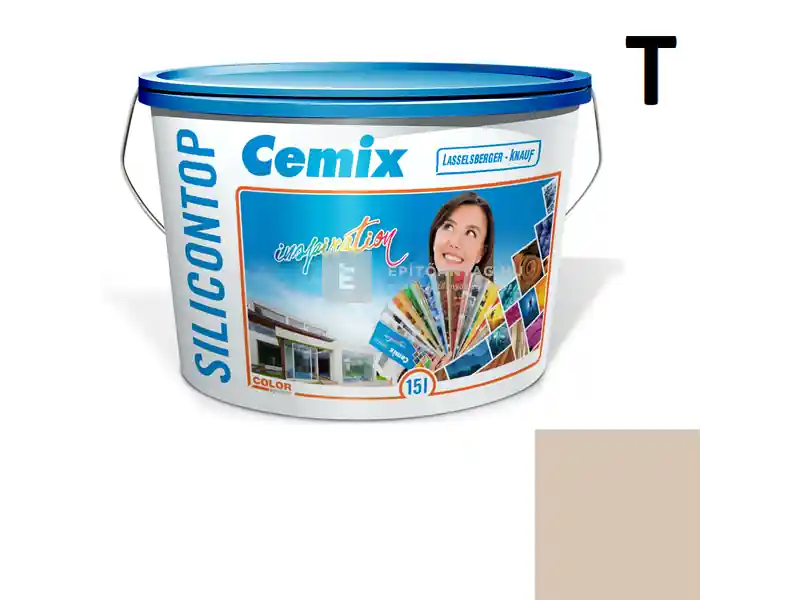 Akció Cemix 2733 SiliconOLA szilikon vékonyvakolat, dörzsölt 2 mm 4913 brown 25 kg