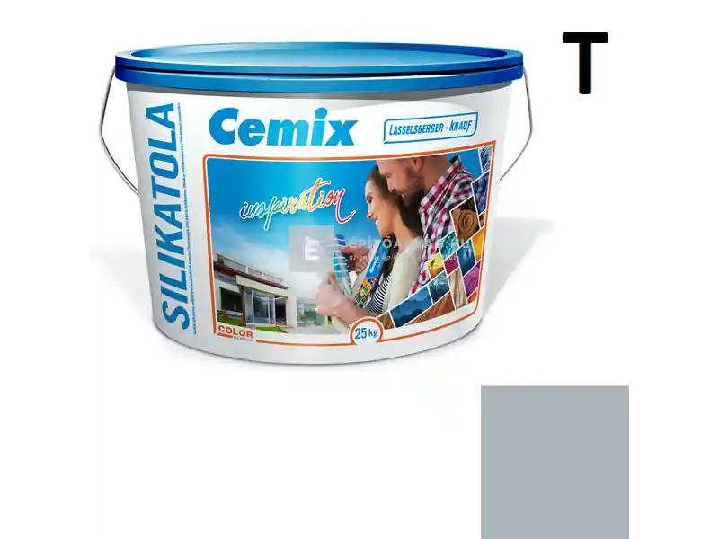 Vásárlói kedvenc Cemix 2722 SilikatOLA szilikát vékonyvakolat, kapart 1,5 mm 4747 blue 25 kg