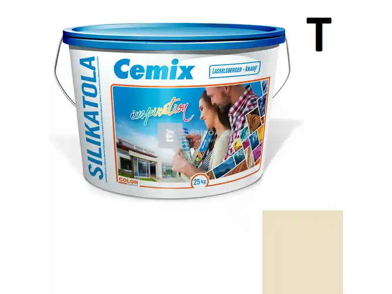 Olcsóbb Cemix 2722 SilikatOLA szilikát vékonyvakolat, kapart 2 mm 4311 orange 25 kg