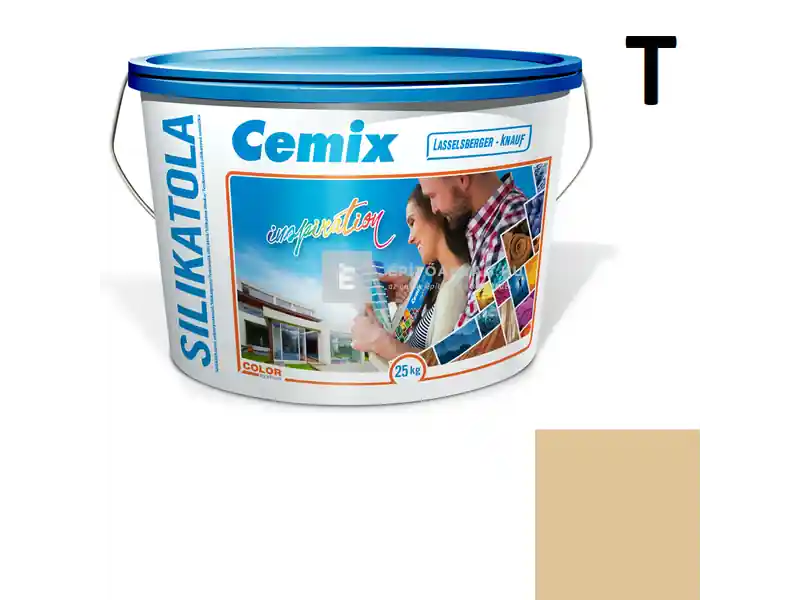 Szuper akció Cemix 2722 SilikatOLA szilikát vékonyvakolat, kapart 2 mm 4347 orange 25 kg