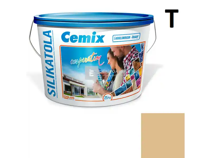 Cemix 2722 SilikatOLA szilikát vékonyvakolat, kapart 2 mm 4349 orange 25 kg Árcsökkenés