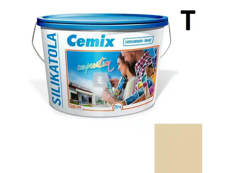 Cemix 2722 SilikatOLA szilikát vékonyvakolat, kapart 2 mm 4331 orange 25 kg Legkelendőbb