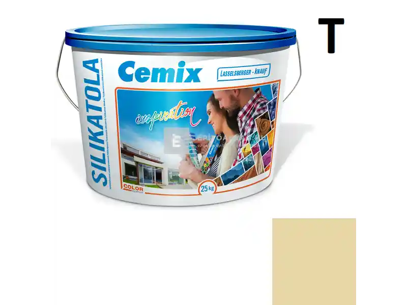Utolsó esély Cemix 2722 SilikatOLA szilikát vékonyvakolat, kapart 2 mm 4373 orange 25 kg