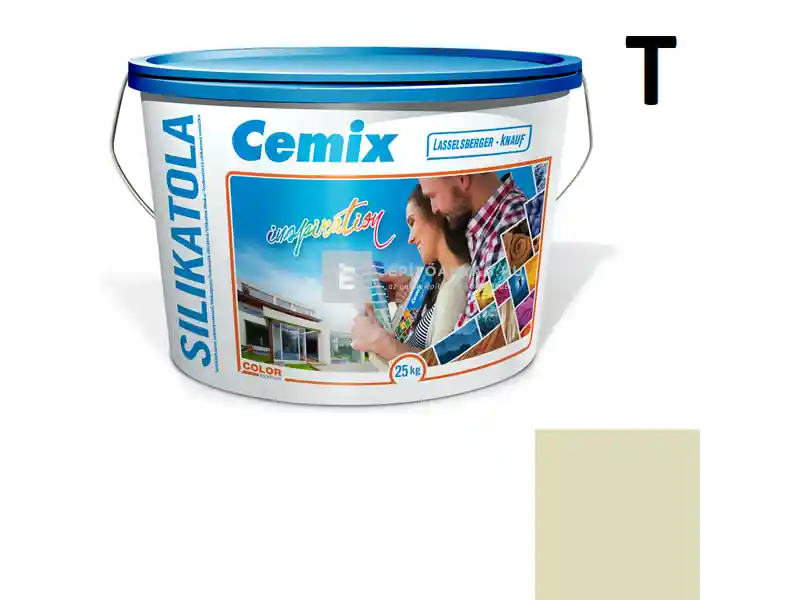 Gyors szállítás Cemix 2722 SilikatOLA szilikát vékonyvakolat, kapart 2 mm 4543 green 25 kg