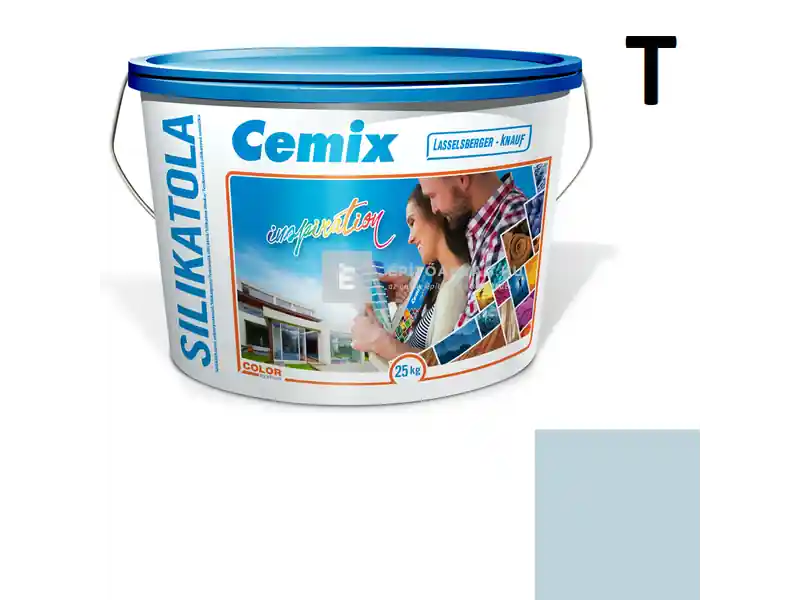 Kihagyhatatlan ajánlat Cemix 2722 SilikatOLA szilikát vékonyvakolat, kapart 2 mm 4713 blue 25 kg