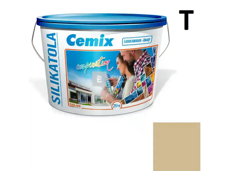 Cemix 2722 SilikatOLA szilikát vékonyvakolat, kapart 2 mm 4957 brown 25 kg Legnépszerűbb