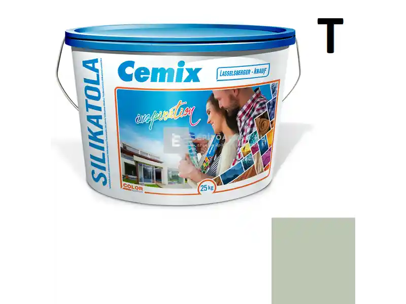 Ajánlat Cemix 2722 SilikatOLA szilikát vékonyvakolat, dörzsölt 2 mm 4525 green 25 kg