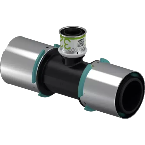 Uponor S-Press PPSU szűkített T-idom 63x32x63 Biztonságos fizetés