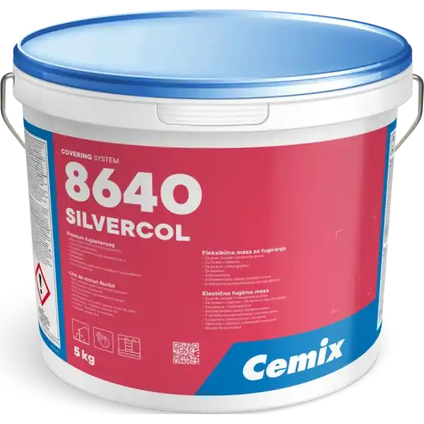 Gyors szállítás Cemix Silvercol fugázóanyag Fehér 5kg