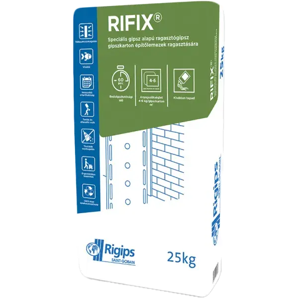 Rigips Rifix T ragasztógipsz 25kg Azonnal elérhető