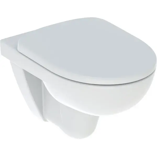 Akció Geberit Selnova fali WC mélyöblítésű készlet, Rimfree, WC-ülőkével