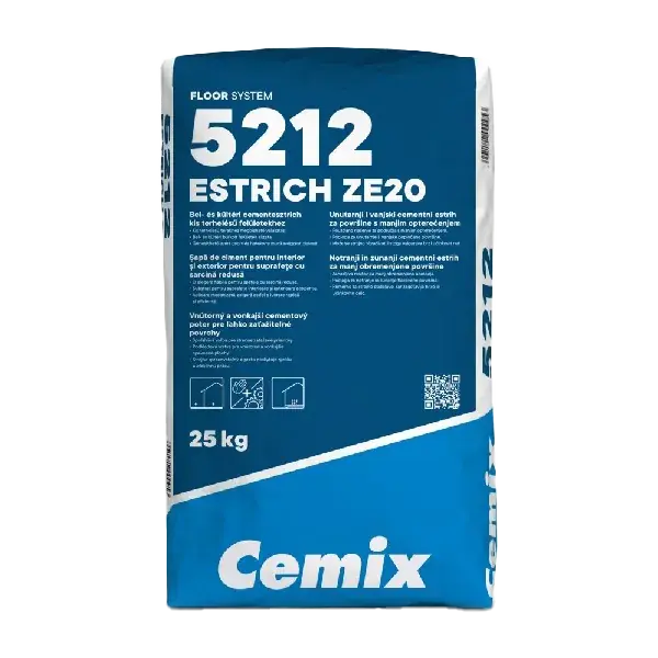 Cemix ZE 20 bel- és kültéri cementesztrich 25kg Exkluzív ajánlat