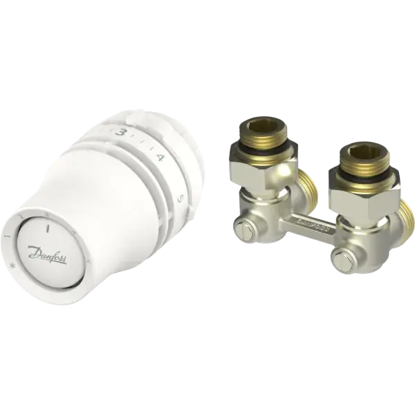 Árengedmény Danfoss Redia RLV-KB 1/2" sarok radiátorszelep szett Vogel radiátorokhoz