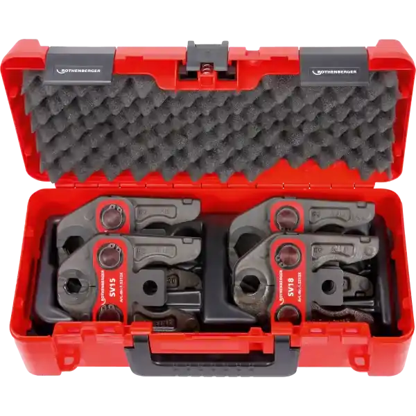 Csak ma Rothenberger préspofa készlet SV15-18-22-28 mm + Rocase