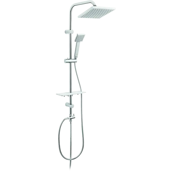 Ferro Squerto Lux zuhanyszett eső funkcióval, króm Csak ma