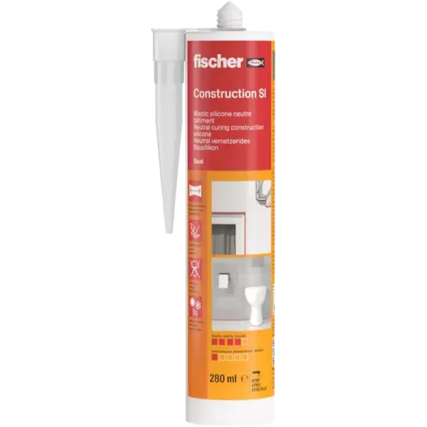 Fischer építőszilikon DBSI fehér 310ml Gyors kiszállítás