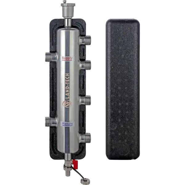Land-Tech inox hidrováltó+szigetelés 6 csonk Kedvezményes ár