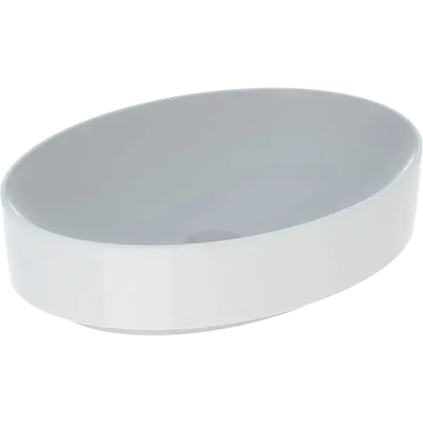 Geberit VariForm pultra ültethető mosdó, ovális 55 cm Azonnal elérhető