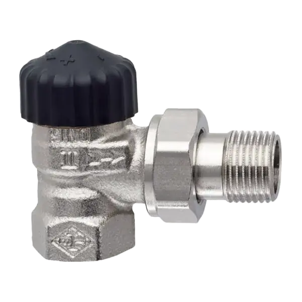 Exkluzív ajánlat Heimeier Standard termosztatikus, előremenő, sarok radiátorszelep BM 3/4"
