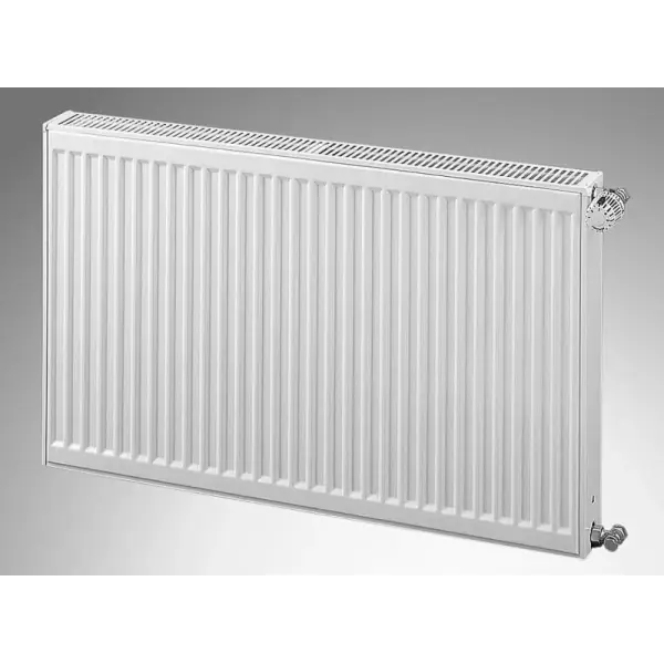 Purmo acéllemez lapradiátor három soros, beépített jobb szeleppel 33v 600x800 Kedvezményes ár