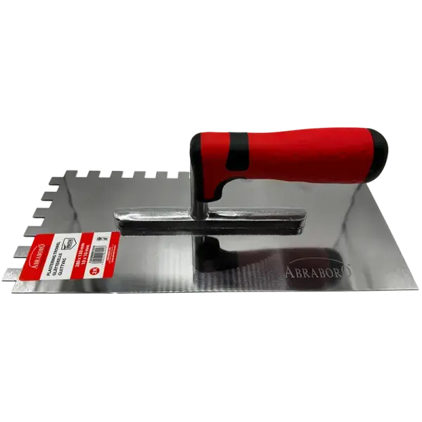Abraboro glettvas inox fogazott 280x130 mm Biztonságos fizetés