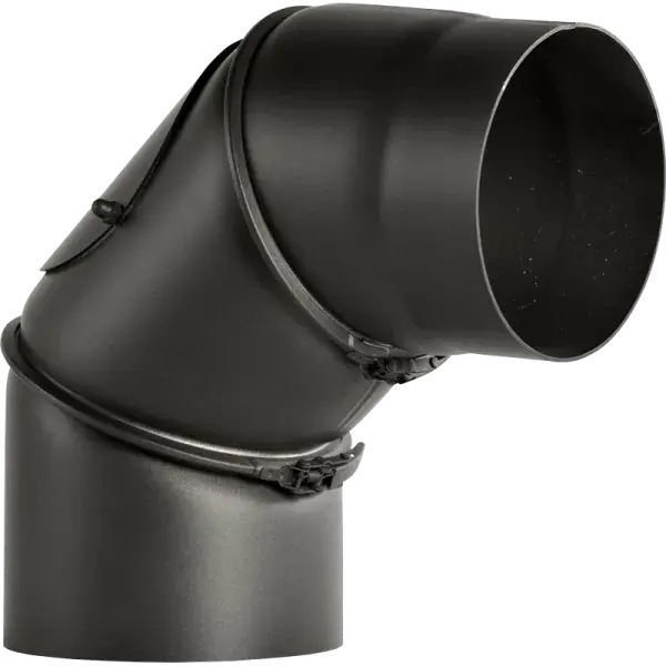 Azonnali szállítás Szenes kazánhoz 150 mm 90° állítható könyök