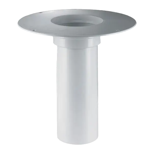 HL65P szigetelő karimás magasító elem PVC szigetelő tárcsával (345mm / d125mm) Expressz kézbesítés