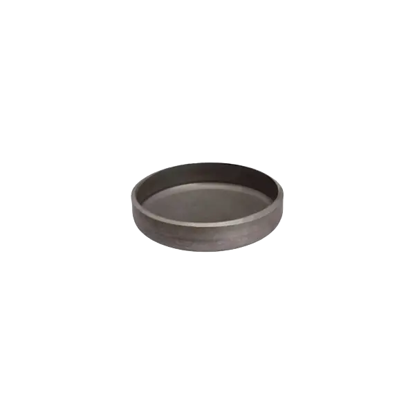 Hegeszthető fekete edényfenék 108x3,6mm sekély domborítású Újdonság