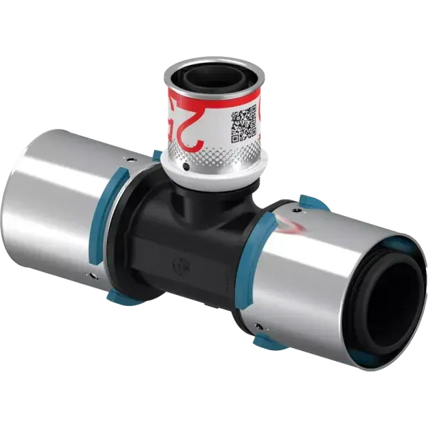 Uponor Plusz műanyag szűkített T-idom 40x25x40 Biztonságos fizetés