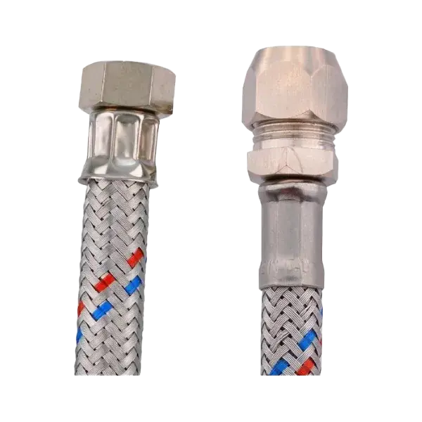 Olcsóbb Flexitub flexibilis bekötőcső vízre 3/8" SZORÍTÓGYŰRŰS 30cm