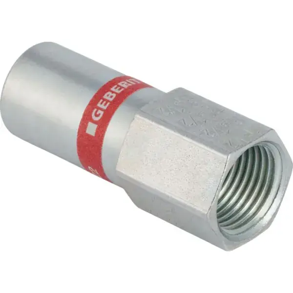 Expressz szállítás Geberit Mapress szénacél belső menetes átmeneti idom, sima csővéggel: d=18mm, Rp=1/2″