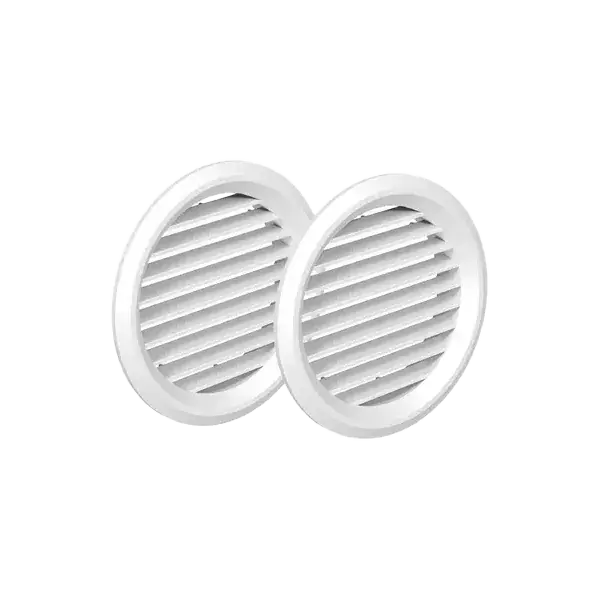 Haco kerek, fehér, műanyag szellőzőrács 50 mm Kedvezményes ár