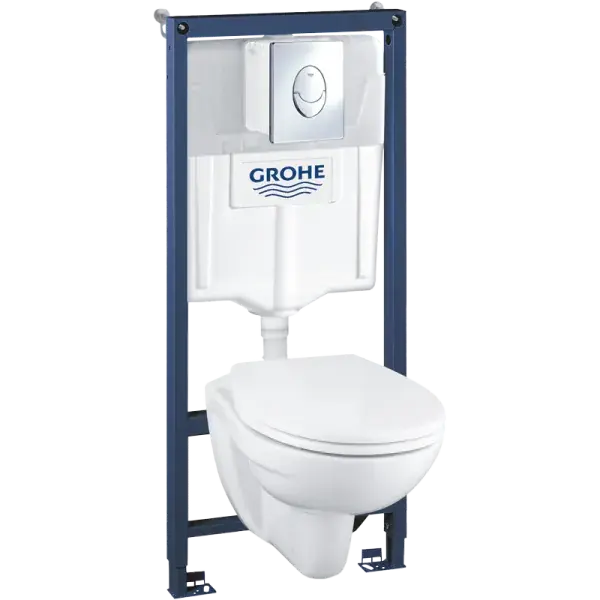 Grohe Solido WC szerelőkeret+ülőke+keret+nyomólap Népszerű