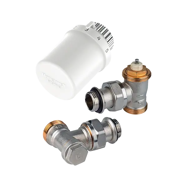 Honeywell VTL3036ES15 sarok radiátorszelep szett KM 1/2" M30x1,5 Újdonság