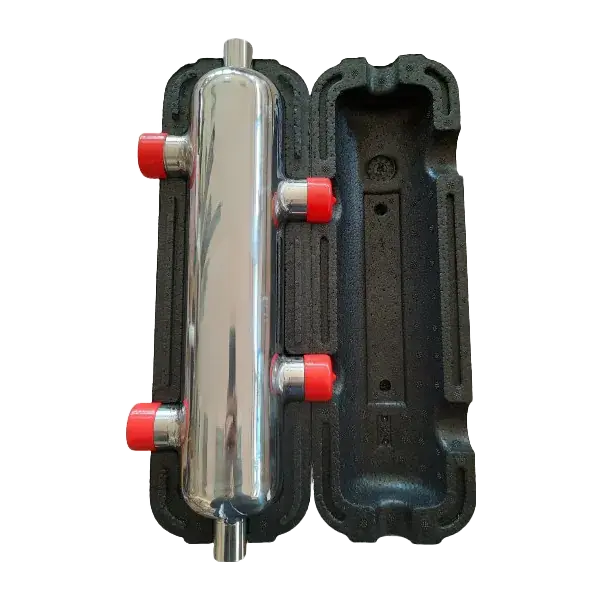 Biztonságos vásárlás Brilon hidraulikus váltó inox 45 4 csonkos+szigetelés