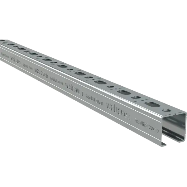 Árengedmény Walraven BIS RapidRail szerelősín 3m 30x30mm