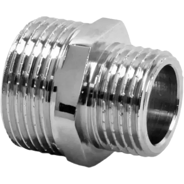 Sárgaréz krómozott szűkített közcsavar 1/2"-3/8" Szuper akció