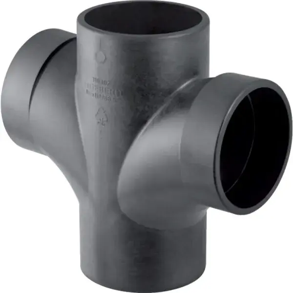 Geberit Silent-db20 88,5° íves kettős elágazó idom: d=110mm, d1=110mm Újdonság
